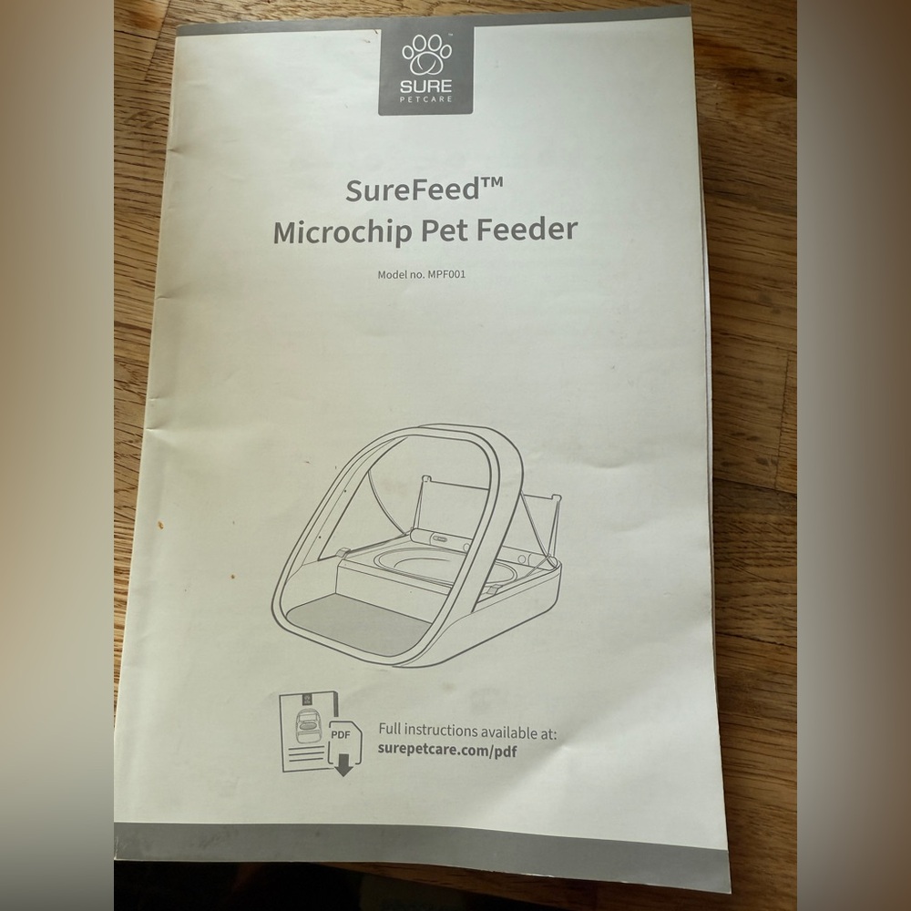 SureFeed Microchip Pet Feeder - White